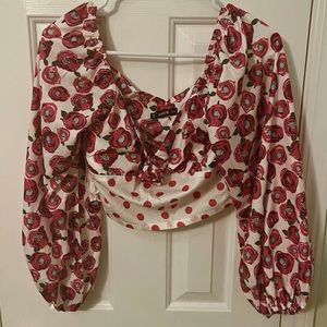 Floral crop top
